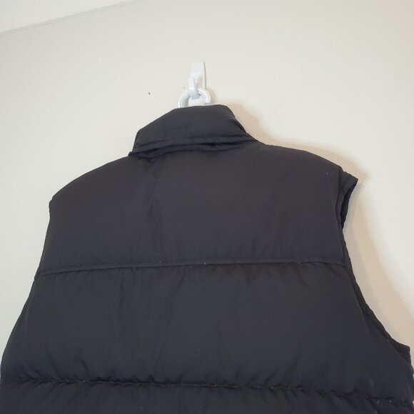 Vintage Y2k Nike Down Puffer Zip Up Vest Black Size  M - Picture 4 of 6